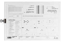 the back side of a white paper with black lines and numbers on it, as well as other information