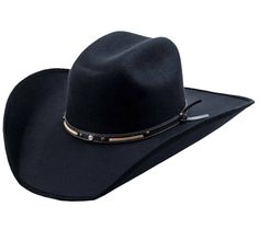 MEN'S BLACK  WESTERN COWBOY HAT, THE OLD BERISTAIN LUXURY STYLE, SOMBRERO VAQUERO DE LUJO These Western Express Cowboy hats are made from Dubetina Fabric of very good quality. The color of the band around the hat may vary. These hats come in two size only (Small, medium & Large). Made with high quality materials. Excellent quality. Great for Warm or cold weather and less worries about getting wet. This is a great product at a great price. Small  US size 6 3/8, 63/4          Mex  53, 54 Medium US Cowboy Hat Styles, Mens Cowboy Hats, Black Cowboy Hat, Country Hats, Chapeau Cowboy, Estilo Country, Black Cowboy, Western Cowboy Hats, Boy Hat