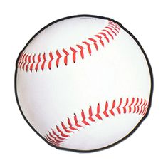 a white baseball with red stitches on it