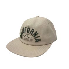 With the Concept One California Beach Club Baseball Hat in Olive Green and Beige, you can step out in style and keep your head protected. Made from midweight fabric, this hat offers a relaxing fit all day. The back tuck and slide closure let you adjust the hat for comfortable wear, making it perfect for casual strolls, running errands or gym sessions.