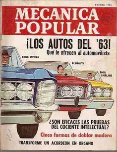 the front cover of an old car magazine