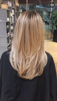 Long Soft Layers Haircut Fine Hair, Long Layered Haircuts Short Hair, Small Layers Hair, Laired Haircuts, Blonde Layered Hair Medium Straight, Medium Length U Shaped Haircut, Layers For Pin Straight Hair, Mini Layers Hair, Long Layered Haircuts Back View