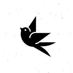 a black and white photo of a bird