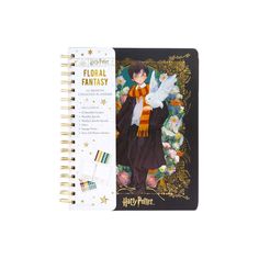 a harry potter notebook with an image of hermih