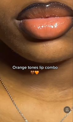 Orange Lip Combo, Earthy Makeup, Lips Combo, Coral Lips, Lip Trends, Beautiful Freckles, Lip Tutorial