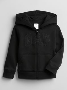 babyGap Logo Full-Zip Hoodie | Gap Factory Zip Through Hoodie, Gap Logo, Oufits Casual, Gap Jacket, Boys Hoodies, Sherpa Lined, Baby Gap, Black Logo, Dream Clothes