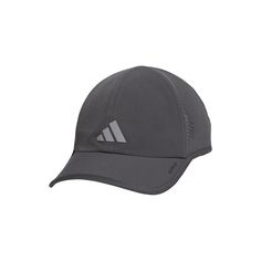 the adidas cap in grey is shown on a white background