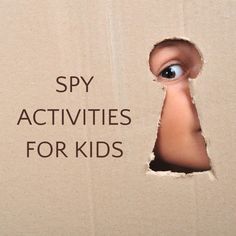 Future secret agents learn how to write in code, make gear and gadgets, crack ciphers and develop detective skills with these super spy activities for kids. Spy Camp Activities For Kids, Detective Crafts, Secret Agent Games, Spy Names, Spy Training