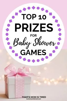 the top 10 prizes for baby shower games