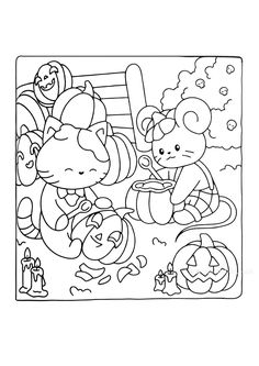 Detailed Coloring Pages, Color Book, Halloween Coloring Pages, Colouring Book, Halloween Coloring, Crayon, Coloring Books