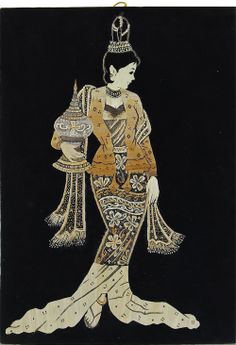 an image of a woman holding a vase in her right hand and wearing a tiara