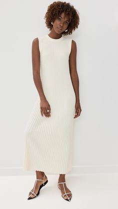 Fast Free Shipping & Free Returns on Róhe Boucle Rib Knitted Tank Dress at Shopbop. Shop new arrivals from Róhe at Shopbop.com Engagement Shoot Outfit, Knit Tank Dress, Sleeveless Pullover, Maxi Tank Dress, Pullover Designs, Knit Midi, Knit Midi Dress, China Fashion, Knit Tanks