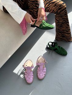 Colorful Wardrobe, Danish Fashion, Fisherman Sandals, Sophisticated Outfits, Beauty And Fashion, Shoe Lover, Cool Street Fashion, Dream Shoes, Summer Wear