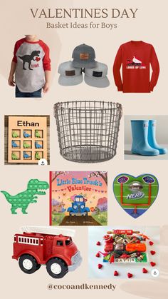 valentine's day basket ideas for boys