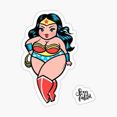 Fat Mermaid, Marvel Comics Superheroes, Kawaii Bunny, Desenho Tattoo, Feminist Art, Stickers For Sale, Retro Illustration