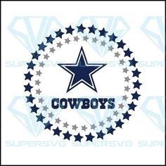 the cowboys logo is surrounded by stars