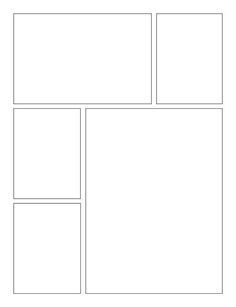 Printable Comic Pages 4 Comic Templates Printable Storyboard - Etsy Fall Wallpaper Tumblr, Comic Strip Template, Blank Comic Book, Comic Pages, Comic Frame