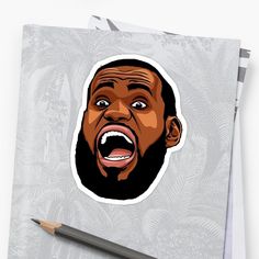 Get my art printed on awesome products. Support me at Redbubble #RBandME: http://www.redbubble.com/people/rodrigo93540961/works/45115258-lebron-james-23-lakers?p=glossy-sticker&asc=u James Tattoo, Derrick Rose, Russell Westbrook, Larry Bird, Oklahoma City Thunder, Detroit Pistons, Basketball Player, Houston Rockets