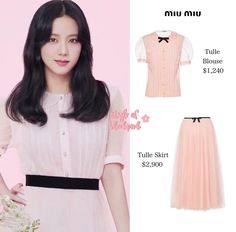 Jisoo Style, Jisoo Fashion, Kdrama Style, Blackpink Outfit, Tulle Blouse, Idol Outfit, Arab Wedding, Blouse Neck, Blouse Neck Designs