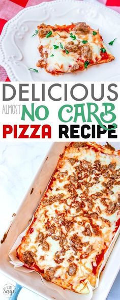 delicious and easy no carb pizza recipe