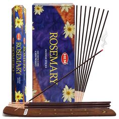 PRICES MAY VARY. This is a bundled product that includes Rosemery incense of Hem incense and Trumiri incense holder. Incense Kit: This bundle includes 1 box of incenses. There are 6 packets in each box. Each packet has 20 incenses in it. Incense holder is also included in the bundle. Rosemery incense are used as home fragrance products for smudging, spritual décor and meditation décor. Inciensos Aromaticos: Incenses are popular in every culture. Some of them even use them in witchcraft supplies. Lavender Mosquito Repellent, Nag Champa Incense, Meditation Decor, Sandalwood Incense, Divine Healing, Witchcraft Supplies