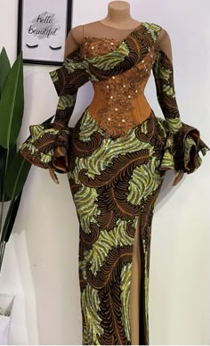 #fashion #ankarazone #naija Fancy Ankara Dress Designs, Ankara With Lace Combination Styles, Chitenge Outfits For Women, Ankara And Lace Combination Styles Gown, Ankara Combination Styles, Ankara Wedding Gowns, Latest Material Gown Styles, Ankara For Women, Unique Ankara Styles