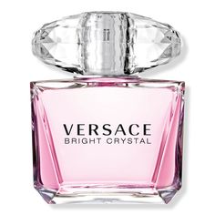 6.7 oz Bright Crystal Eau de Toilette - Versace | Ulta Beauty Versace Crystal Perfume, Versace Perfume Woman, Versace Bright Crystal Perfume, Bright Crystal Perfume, Versace Parfum, Versace Fragrance, Perfume Versace, Versace Perfume, Versace Bright Crystal