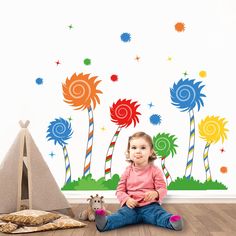 PRICES MAY VARY. It can be stuck to any smooth surfaces: walls, furniture, tiles, mirrors and windows. Easy to apply, remove and reuse without leaving damage or residue Ideal to decorate reading room, baby boys, baby girls room etc. Recommend finished size : 100cm(W) × 70cm(H) (39" × 27"), it can also be adjusted according to your preference. Comes in 2 sheet,sheet size:30cm x 90cm(11.81" x 35.43") Features:  This decal included several colorful trees. Designed with a stylish warm cartoon effect Church Wall Decor, Kids Wall Stickers, Baby Wall Stickers, Tree Wall Decals, Playroom Wall Decals, Kids Bedroom Wall Decor, Baby Playroom, Classroom Wall Decor