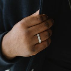 The Nova Ring collection is a testament to minimalistic elegance, where the allure of simplicity meets the endurance of stainless steel. Each ring in this line is a standalone masterpiece, embodying a different aspect of modern design.- MATERIAL TYPE: 316L stainless steel- FINISH: Brushed silver