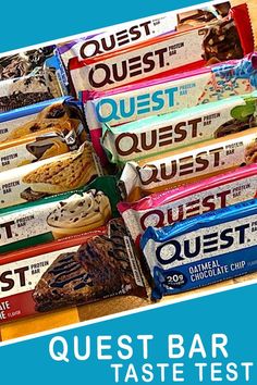 Cake Sizes And Servings, Quest Protein Bars, Protein Products, Oatmeal Chocolate Chip Bars, Quest Protein, Quest Bars, Quest Bar, Mexican Breakfast Recipes, Chocolate Chip Bars