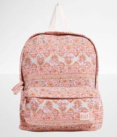 Beachy Backpack, High School Bags, Floral Backpack, Quilted Backpack, Fall Fit, Girly Bags, Cute Backpacks