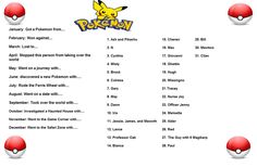 the pokemon word list is shown in this image