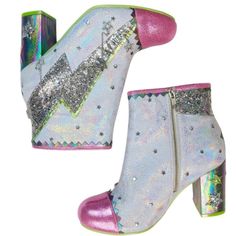 Absolutely Magnificent Irregular Choice Major Tom Boots . Reposhed . Comes With Box New Never Worn. Size Ten David Bowie 70s, Bowie 70s, Space Boots, Rainbow Heels, Toms Boots, Irregular Choice Shoes, Major Tom, Irregular Choice, Platform Boots