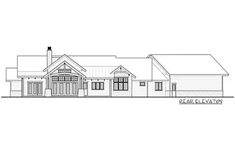 this is the front elevation of these house plans