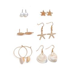 PRICES MAY VARY. Summer Jewelry Earrings: This stylish set of earrings combines popular summer beach elements such as sea shells, conchs, pearls, leaves and starfish to add character and charm to any occasion. Material: starfish earrings set made of high-quality alloy, lead-free and nickel-free, hypoallergenic, not easy to damage, light weight, will not cause damage to the ear, suitable for long-term wear Perfect gift: Bohemian earrings are the perfect choice for your gift, whether it's Christma Summer Gifts For Women, Beach Earrings, Starfish Earrings, Earrings Summer, Summer Gifts, Summer Earring, Earrings Dainty, Bohemian Earrings, Shell Earrings