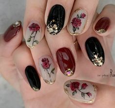 Kutek Disney, Beauty Nails Design, Nail Idea, Funky Nails, Floral Nails, Makati