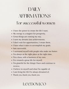 manifesting money affirmations Daily Affirmations For Successful Women, Morning Affirmations For Success, Affirmations Of Success, Affirmations For Luxury Lifestyle, Money And Success Affirmations, Affirmations For Academic Excellence, Limiting Beliefs Examples, Affirmations For Business Success, Employment Affirmations