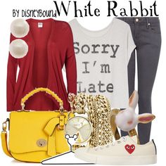 "White Rabbit" by leslieakay on Polyvore Disney Bounding Ideas, Everyday Cosplay, Alice In Wonderland Costume, Wonderland Costumes