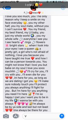 the text message is written to someone on their phone, and it says i love you so much