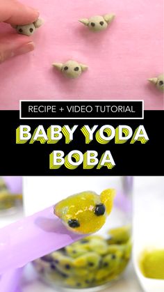 baby yoda boba recipe with video instructions