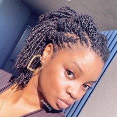 Grid Instagram, Sisterlocks Styles, Fine Natural Hair, Sister Locs, Beautiful Locs, Short Locs Hairstyles, Hey Boo