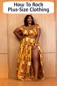 How To Rock Plus-Size Clothing #plussize #fullfigure #fullfigured #plussizemodel #clothingtips #plussizeclothing Ankara Dress, African Clothing Styles, Moda Plus, Latest African Fashion Dresses, African Dresses For Women, African Print Fashion, Fashion Weeks