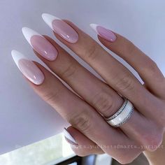 Long Oval Nails, French Manicure Nails, French Acrylic Nails, Oval Nails, Neutral Nails, Minimalist Nails, Dream Nails