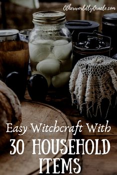 Witchcraft Diy Crafts, Tools For Witchcraft, Diy Witchy Crafts, Witchcraft Tools For Beginners, Beginner Witch Essentials, Eclectic Witchcraft For Beginners, Easy Witchcraft, Wich Craft Candles, Witch Items