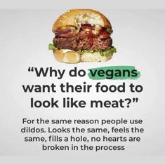 Vegetarian Quotes, Pancakes Protein, Quinoa Burger, Grill Sandwich, Vegan Facts, Protein Dinner, Why Vegan