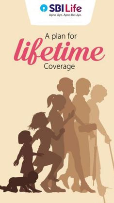 the cover of a plan for life time coverage book with silhouettes of people and a dog