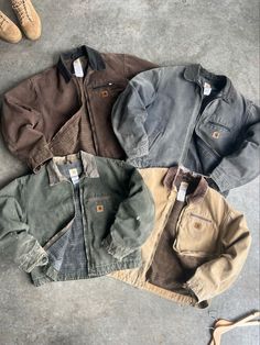 Carhartt Jacket Aesthetic, Carhartt Detroit Jacket, Jacket Outfit Women, Cool Outfits For Men