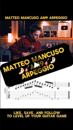 the poster for mateo mancuso's album, titled arrego