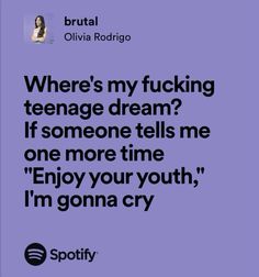 Olivia Song, Olivia Lyrics, Songs That Describe Me, Olivia Rodrigo Sour, Meaningful Lyrics, Song Lyric Quotes, Music Quotes Lyrics, Lyrics Aesthetic, Favorite Lyrics