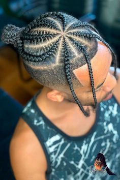 Cornrows Men, Braids For Men, Braided Man Bun, New Braided Hairstyles